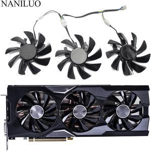 T129215SU R9-fury GPU Cooler Video fan for Radeon sapphire R9 FURY 4GB HBM Tri-X OC graphics Card Cooling System As Replacement