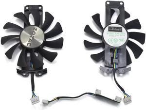 2pcs/lot GA81S2U 12V 0.38A 75mm 4Pin Apistek Cooler Fan For ZOTAC GTX960 4G PCI-EDC Graphics Card Fan