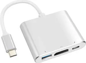 USB C to HDMI Adapter USB Type C Adapter Multiport AV Converter with 4K HDMI Output USB C Port & USD3.0 Fasting Charging Port Compatible for MacBook Pro MacBook Air 2019/2018 iPad Pro 2019