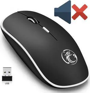 Silent Wireless Mouse 1600DPI USB Mouse Computer Mouse for Laptop Silent Ergonomic Mause Laptop Accessories PC Mice Gamer Mause