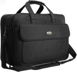 17" Laptop Bag Laptop Briefcase with Expandable Large Hybrid Fits Up To 17 Inch Laptop / Notebook / MacBook / Ultrabook / Chromebook Computers