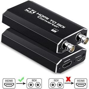 4K 60HZ HDMI to SDI Converter with SDI Loop Out 1080P60hz SD/HD/3G SDI Audio Video Converter For Camera WITH DC POWER CABLE