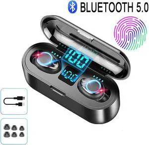 Bluetooth 5.0 Earphone Wirless Earbuds Dual Ear Headphone Stereo Sport Earphones In Ear HD Headset TWS with Charging Box for Cell Phones