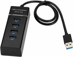 High Speed 4 Ports USB 3.0 Hub USB Splitter Portable USB Port USB HUB for Apple Macbook Air Laptop PC Tablet High Speed