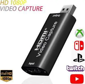 Video Card Capture HDMI Video Capture Card Device PC PS4 Game Live Streaming 4K 1080P HD VHS Board USB 2.0 Grabber Recorder Box