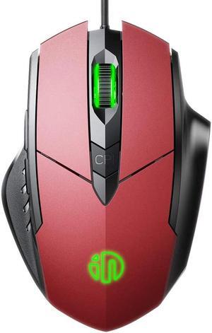 Wired Gaming Mice with 6 Button Silent Click Ergonomic Mouse USB 1.5m Cable Computer Mouse Gamer Mice Silent Click 4000DPI Optical Mouse for PC Laptop