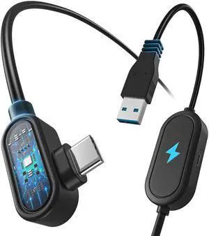 Link Cable 16FT / 5M USB A to C Compatible with O-culus/Meta Quest 2/PICO 4 Accessories, VR Headset Cable for Quest Pro and PC/Steam VR, USB-C to USB-A 3.0 Cable High-Speed Data Transfer and Charging