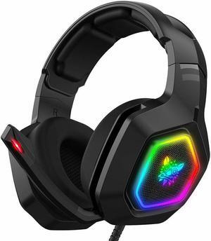 3.5mm K10 Gaming Headset RGB LED Headphones With Mic for PC Laptop PS4 Slim Pro Xbox One
