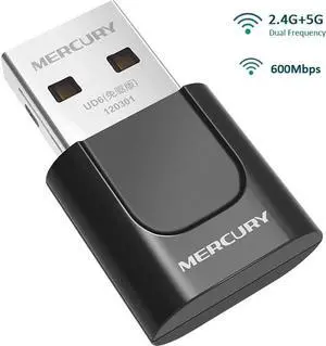 MERCURY 650M 11AC 2.4Ghz/5Ghz Wi-Fi Dual-Band Wireless USB Network Card Mini Wireless Adapters for Windows XP/7/8/10(64/32bit) 8iop