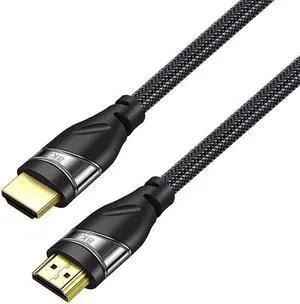1m/3.28ft 2m/6.56ft 3m/9.84ft HDMI 2.1 Cable 8K@60 HZ 4K@120HZ UHD HDR 48Gbps Copper Cable HDMI Data Line Male to Male Cable for PS4 HDTVs Projectors High Speed 8K HDMI Laptops Desktop