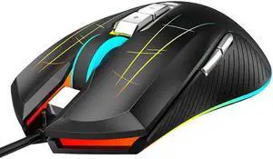 Fuhlen G93S Optomagnetic Magneto Micromotion Wired Game Mouse Original 5000DPI eokCXOY