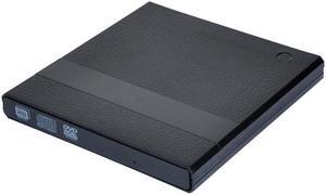 External DVD Burner USB 3.0 + Type C Optical Drive Portable DVD RW CD Burner for Macs Windows Desktop PC Laptop