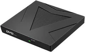 External Optical Drive DVD Drive USB-C & USB 3.0 CD DVD Burner Reader Writer Portable High-Speed for PC Desktops Laptop Compatible with Windows/Mac OS X/Linux