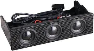 5.25" Internal Stereo Surround Speaker PC Front Panel Computer Case Built-in Music Loudspeakers