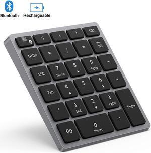 Multifunctional 28-key Numeric Keypad 28 Keys Rechargeable Bluetooth Wireless Numeric Keyboard