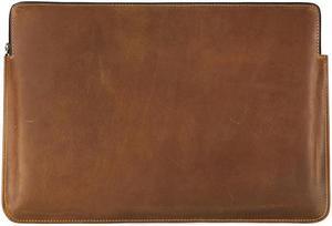 Genuine Leather Laptop Sleeve Case 14 Inch Macbook Pro Notebook Carrying Bag for 14Laptop Notebook