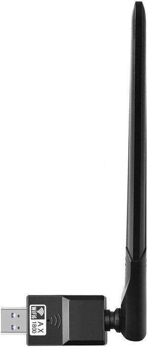 WiFi 6 Wireless Network Card Driver Free 1800M Wireless WiFi Network Card Adapter Receiver Computer 2.4G & 5.8G USB3.0 Gigabit Network Card Only for Win 10 /11