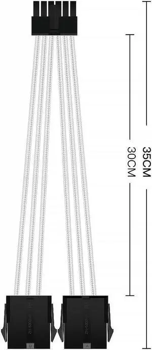 12Pin PCI-E to Dual 8Pin PCI-E Graphics Card Power Adapter Cable 12Pin PCI-E to Dual 8Pin PCI-E GPU Cable
