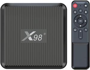Smart TV Box Android 11 Amlogic S905W2 Dual Wifi 4K HDR10 AV1 5G Wifi Media Player Set Top Box Android 11.0(2+16G Version)