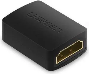HDMI Female to Female Adapter Gold Plated High Speed HDMI Female Coupler 3D&4K Resolution-1Pack
