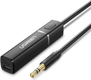 3.5mm AUX to Bluetooth Transmitter Wireless Adapter - Connect to Headphone Jack on iPod, MP3 Player, Stereo, Laptop to Pair w/ Wireless Bluetooth Headphones & Speakers