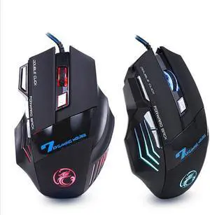 Wired Gaming Mouse 7 Buttons Optical Professional Gamer E-Sports Computer Mice 8iop