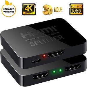 4Kx2K@30Hz HDMI-compatible Splitter 1 In 2 Out HDCP Full HD 1080p 4K 3D Video HDMI Switcher Adapter For PS4 Laptop Monitor TV Box Projector