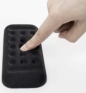 Mouse Wrist Rest Pad Memory Foam Hand Rest Support for Office, Computer, Laptop, Mac Typing and Wrist Pain Relief and Repair (5.12 inch, Black)