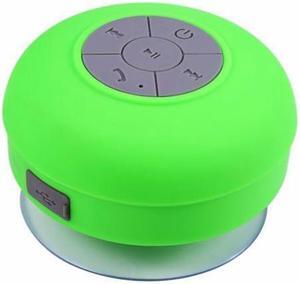 Portable Bluetooth Shower Speaker - IPX4 Waterproof - Super Strong Suction Cup - Built In Mic For Hands free Calling - 6-Hour Music Playtime - Water Resistant Rubber