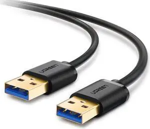USB 3.0 Cable Extender, High Speed 5Gbps USB 3.0 to USB 3.0 Male to Male for External Hard Drives, Modems, Printers, Cameras, Computer, Laptop & More(1.65 Feets, 0.5m)