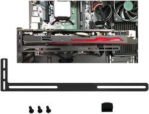 Durable Aluminum Bracket Graphics Card GPU Card Holder L-shaped Support Universal Radiator