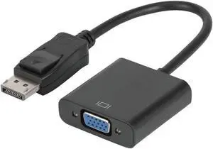 Display Port to VGA Adapter 1080P Converter, YXwin DisplayPort DP to VGA Adapter Male to Female Adapter for DP Enabled Desktops and Laptops