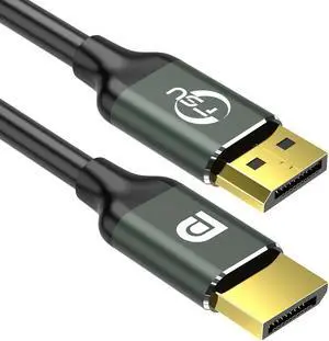 3.3 Feet 8K DisplayPort Cable, DisplayPort to DisplayPort DP1.4 Cable Support 8K @60Hz(7680x4320) Resolution, 4K @144Hz, 32.4Gbps, HDR, HBR3, HDCP2.2 for PC, Laptop, HDTV Monitor (3.3FT/1M)