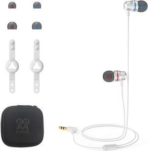 Quest 2 Noise Isolating Earbuds Earphones Custom Made for Oculus Quest 2 VR Headset, with 3D 360 Degree Sound in-Ear Headphones and Earphone Silicone Holders