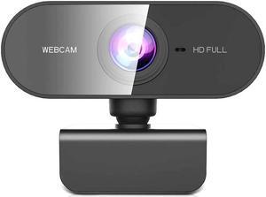 Full HD 1080P Webcam USB Mini Computer Camera Built-in Microphone, Flexible Rotatable , for Laptops, Desktop Webcam Camera