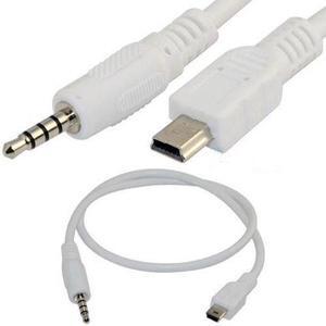 3.5mm to Mini USB Cable 3.5mm Stereo Male to Mini-B Mini USB male 50cm