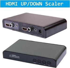 HDMI to HDMI Video Converter, Left-right Mirror TB Mirror Over Turn UP/Down Scaler (Mirror around,flip) Coaxial 3.5mm Audio Separation Mixture