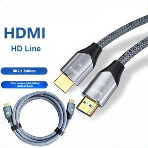 8K HDMI 2.1 Cable Supports 8K @60Hz and 4K @120Hz Compatible with All TVs, BluRay, Xbox Series X, PS5 (3.3 Feet)