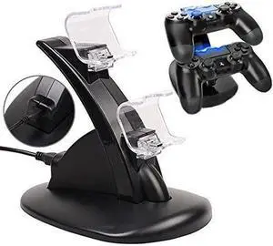 Dual PS4/PS4 Slim/PS4 Pro Gaming Controller LED Charging Stand USB Charger Dock Station Cradle For Sony Playstation 4 PS4 / PS4 Slim /PS4 Pro