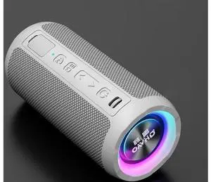 Outdoor Bluetooth Speaker, Portable Wireless Bluetooth Speakers With Led Light, Louder Volume & Enhanced Bass, IPX7 Waterproof, 30H Playtime, Durable Loud Outdoor Speaker for Travel, Sport