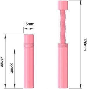 Graphics Card GPU Support Bracket, Adjustable Height GPU Sag Stand Bracket with Magnet and Non-Slip Sheet, GPU Holder for Prevent Universal VGA Graphics Card Sag - 2.8-4.7"- L - Pink