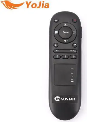 2.4G Wireless RF Remote Control Laser Presenter Pointer air mouse for PPT Multifunctional PowerPoint with Touchpad PC Laptop