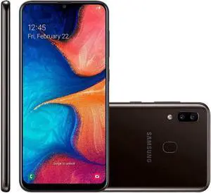 Samsung Galaxy A20 S205U (GSM Only) 32GB Black (Grade A+)