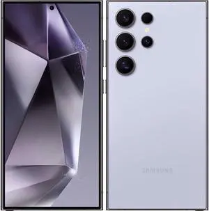 SAMSUNG Galaxy S24 Ultra Cell Phone, 256GB AI Smartphone, Unlocked Android, 50MP Zoom Camera, Long Battery Life, S Pen, US Version, 2024, Titanium Blue