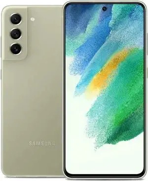 Samsung Galaxy S21 FE - 128GB ROM + 8GB RAM (GSM|CDMA) Factory Unlocked 5G SmartPhone Olive Color - Grade A+ come with BOX!!