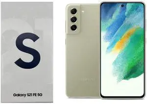 Samsung Galaxy S21 FE - 128GB ROM + 8GB RAM (GSM|CDMA) Factory Unlocked 5G SmartPhone Olive Color - Grade A+ come with BOX!!