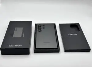 Samsung Galaxy S24 Ultra 256GB + 12GB RAM (GSM | CDMA) Factory Unlocked 5G Smartphone Titanium Black (Grade A+) - Comes With Box