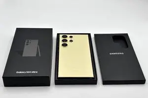 Samsung Galaxy S24 Ultra - 512GB - Titanium Yellow - 50MP Zoom Camera - Single Sim - Unlocked  - (Grade A+) with BOX