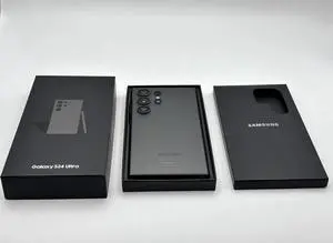 Samsung Galaxy S24 Ultra - 256GB + 12GB RAM (GSM | CDMA) Factory Unlocked 5G Smartphone Titanium Black - Good Condition Grade A - Comes With Box