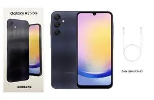 Samsung Galaxy A25 5G - 128GB GSM UNLOCKED(AT&T I T-Mobile) 6.5 in 6GB RAM Prepaid Phone - Blue Black - Grade A with BOX!!